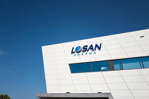 Losan Pharma Verpackungsgebäude in Eschbach